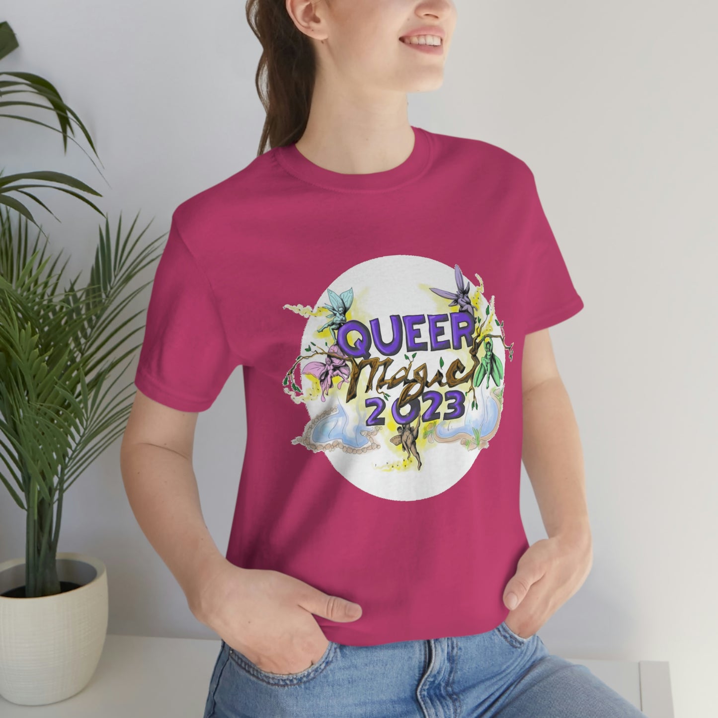 QUEER MAGIC 2023 Tshirt for Summer Portland Radical Faerie Gathering in Place