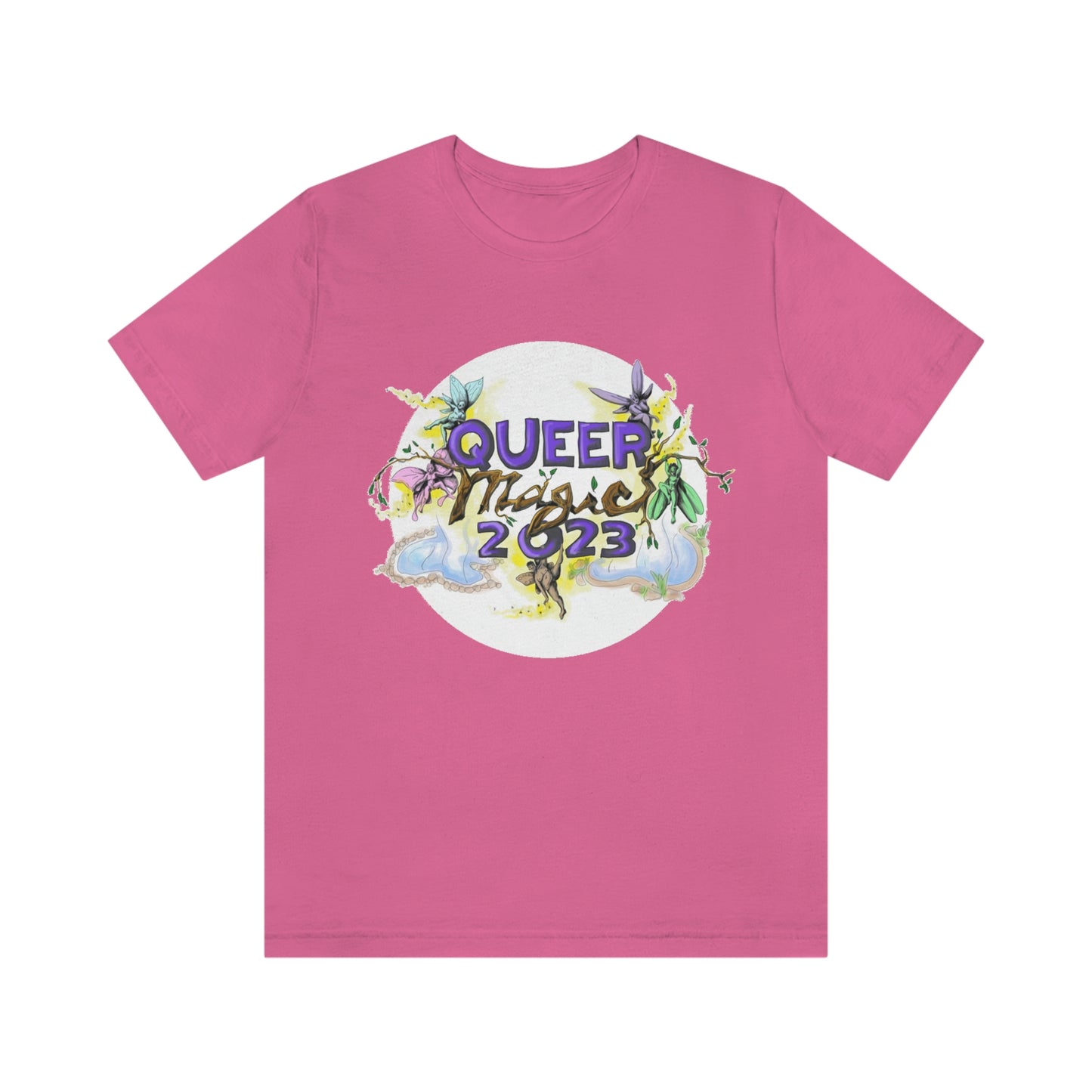 QUEER MAGIC 2023 Tshirt for Summer Portland Radical Faerie Gathering in Place