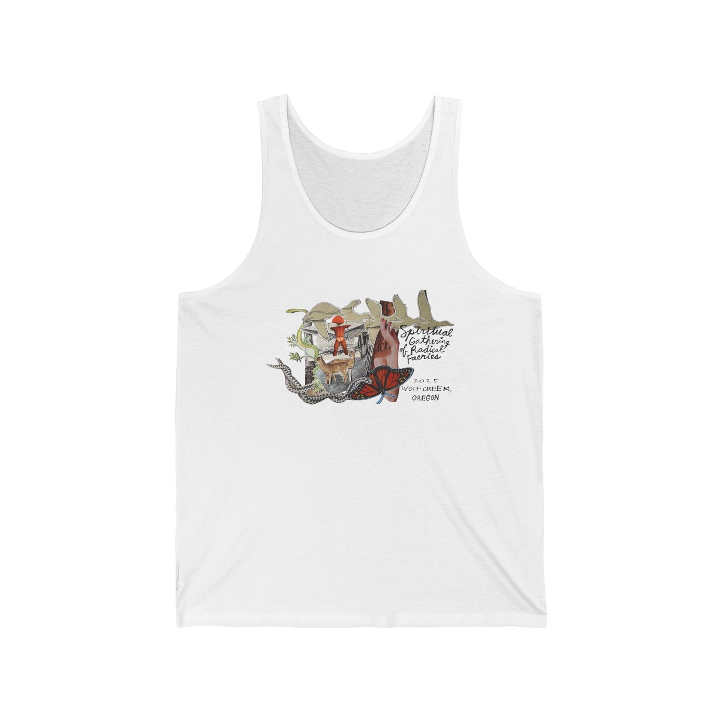 SGRF 2025 GATHERING Unisex Jersey Tank - Nature-Inspired Graphic Tee