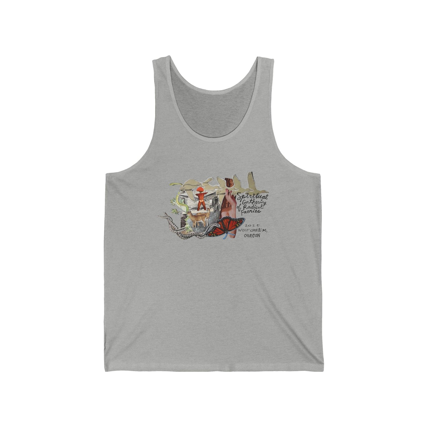 SGRF 2025 GATHERING Unisex Jersey Tank - Nature-Inspired Graphic Tee